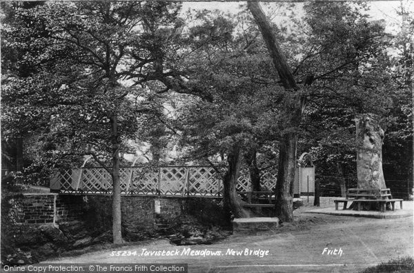 Photo of Tavistock, Meadows, New Bridge 1906