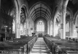 Parish Church Chancel 1896, Tavistock