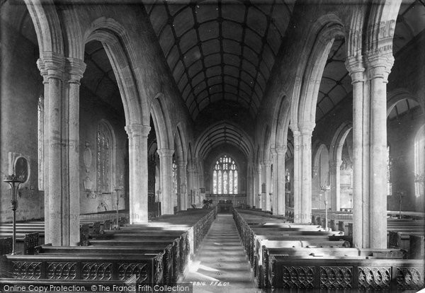 Photo of Tavistock, Parish Church Interior 1896