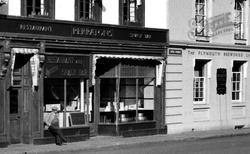 Perratons Restaurant, Duke Street c.1955, Tavistock