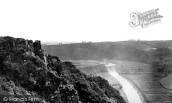 River Tamar From High Cliff c.1874, Tavistock