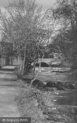 River Tavy And Weir c.1955, Tavistock