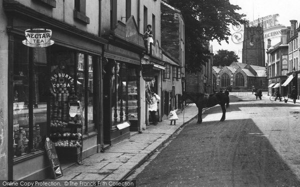 Photo of Tavistock, Shop In Duke Street 1910