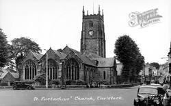 St Eustachius Church c.1955, Tavistock