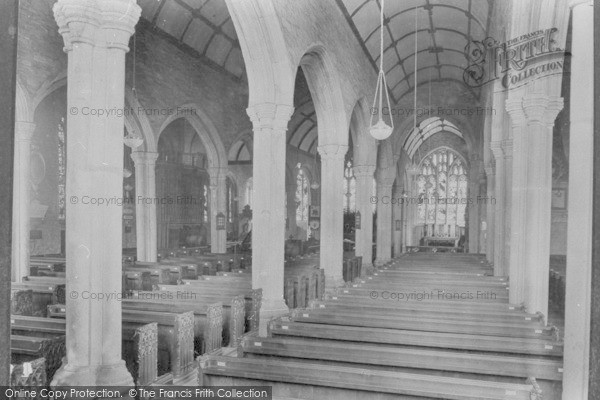 Photo of Tavistock, St Eustachius Church Interior 1922