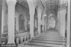 St Eustachius Church Interior 1922, Tavistock