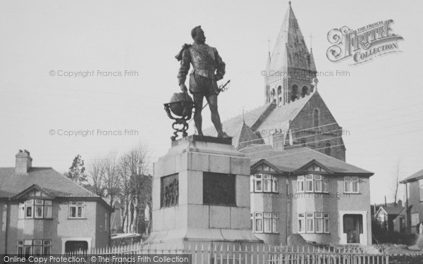 Photo of Tavistock, St Francis Drake's Memorial c.1950