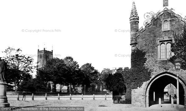 Photo of Tavistock, The Abbey Arch And Church c.1875