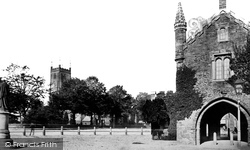 The Abbey Arch And Church c.1875, Tavistock
