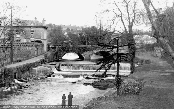 Photo of Tavistock, The Bridge And Weir c.1955