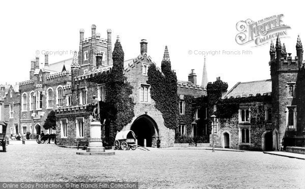Photo of Tavistock, The Town Hall And The Guildhall 1893