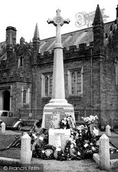 The War Memorial c.1950, Tavistock