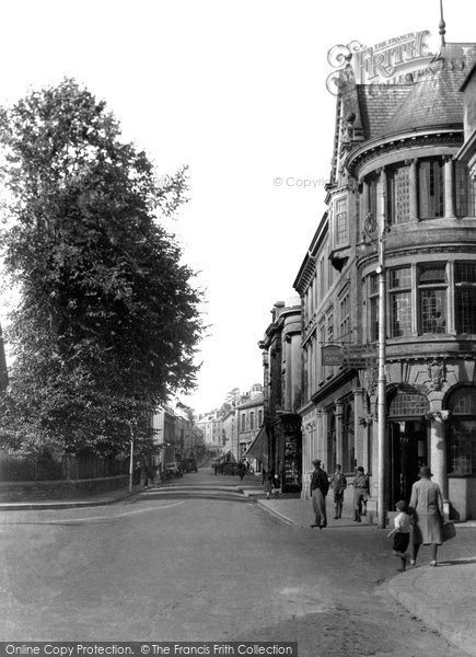 Photo of Tavistock, West Street 1934