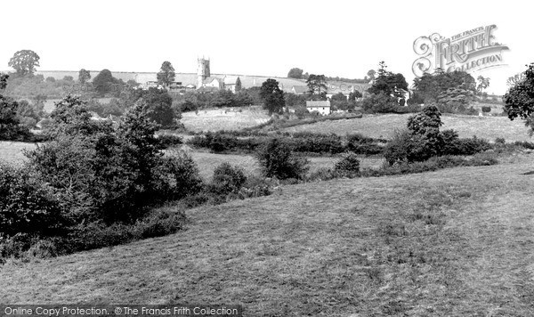 Photo of Tedburn St Mary, View Showing The Church c.1960