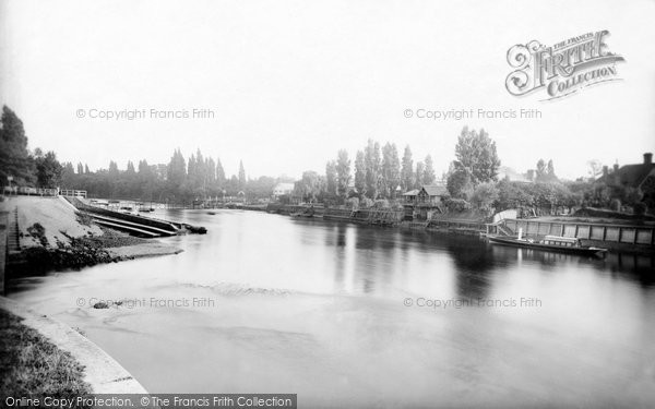 Photo of Teddington, From The Lock 1890