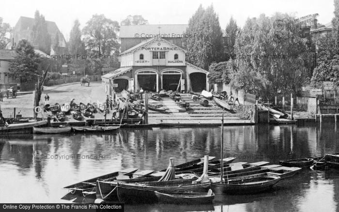 Photo of Teddington, Porter & Brice Boat Builders 1899