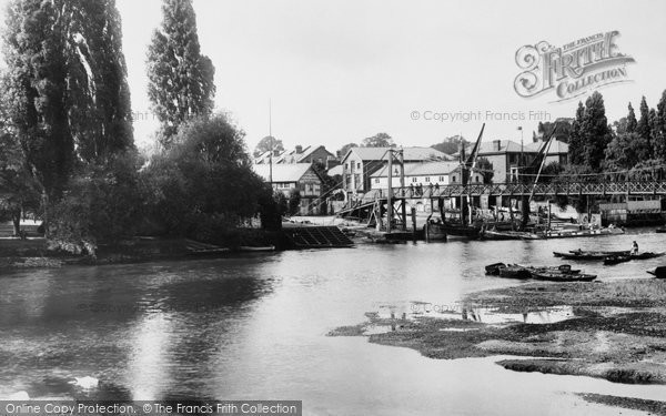 Photo of Teddington, River And Bridge 1899