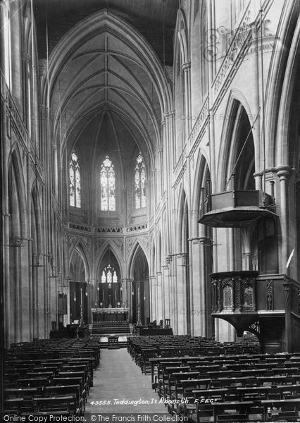 Photo of Teddington, St Alban's Church Interior 1899