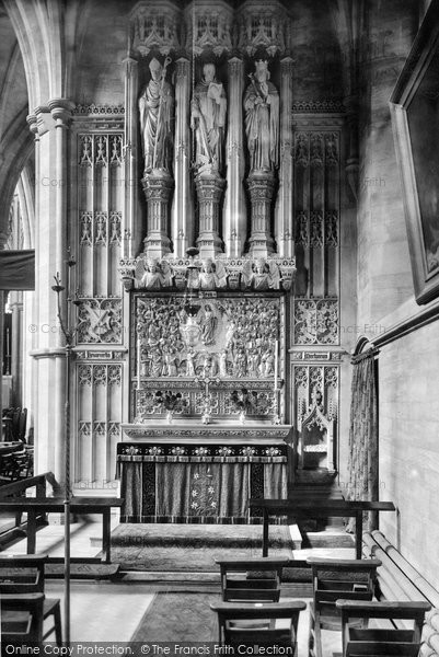 Photo of Teddington, St Alban's Church interior 1899