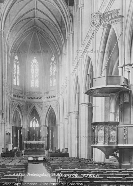 Photo of Teddington, St Alban's Church, Nave 1899
