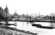 The Anglers Hotel And The River Thames 1890, Teddington