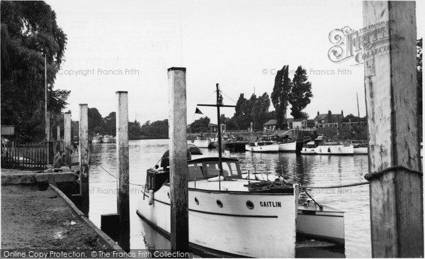 Photo of Teddington, The Thames c.1955