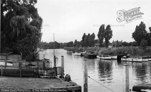 Photo of Teddington, The Thames c.1955