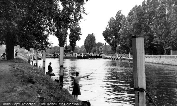 Photo of Teddington, The Thames c.1955