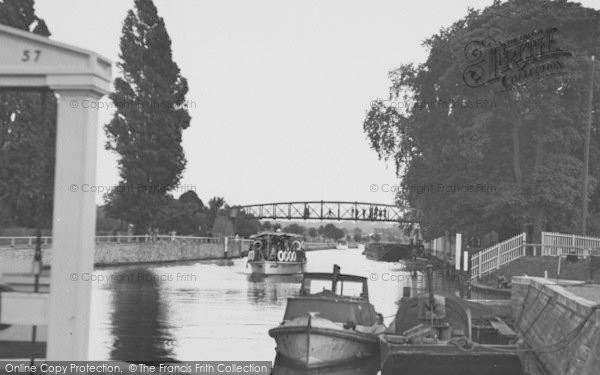 Photo of Teddington, The Thames c.1955