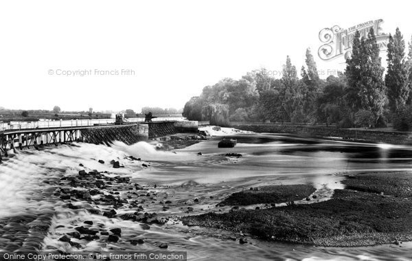 Photo of Teddington, The Weir 1890