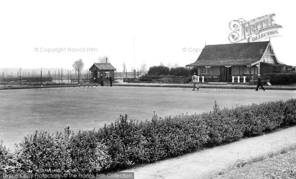 Photo of Teesville, The Bowling Green c.1955