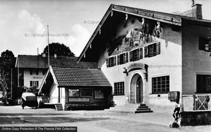 Photo of Tegernsee, Post Office In Rottach Egern c.1935
