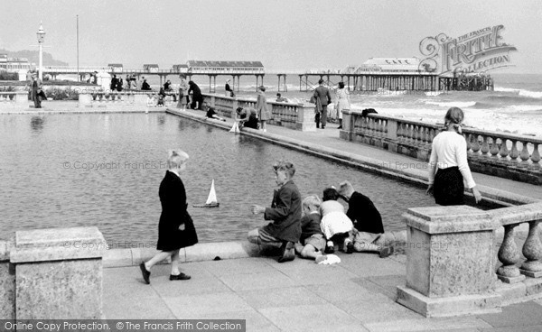 Photo of Teignmouth, Boating Pond c.1955