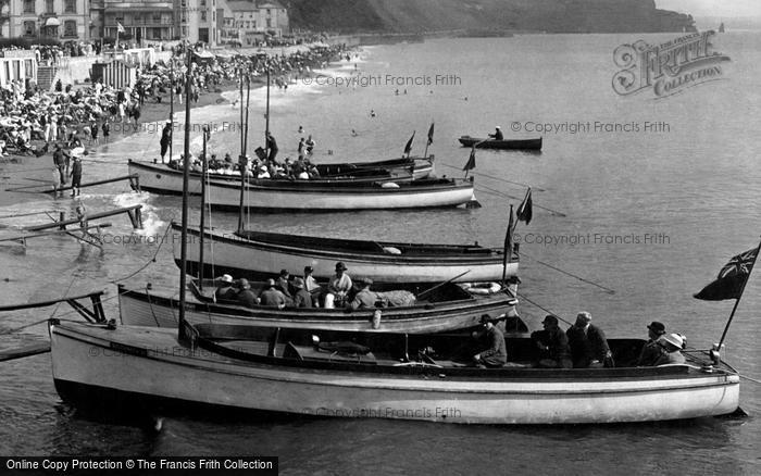 Photo of Teignmouth, Boats On The Beach 1924