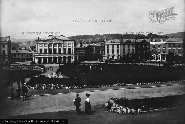 Photo of Teignmouth, Bowling Green And Den Crescent 1910