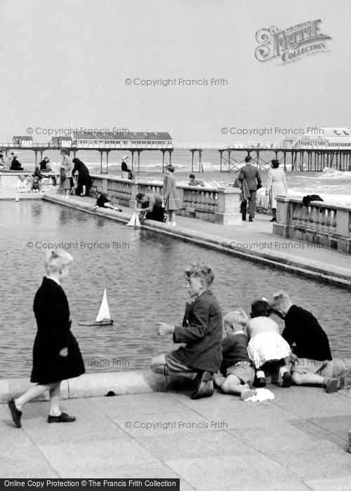 Photo of Teignmouth, Boys At The Boating Pond c.1955