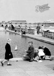 Boys At The Boating Pond c.1955, Teignmouth
