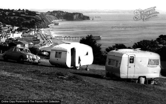 Photo of Teignmouth, Caravans c.1965
