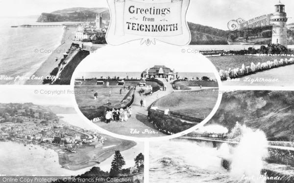 Photo of Teignmouth, Composite c.1900
