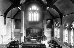 Congregational Church Interior 1907, Teignmouth