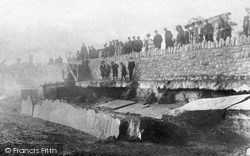 Damaged Wall And Promenade 1908, Teignmouth