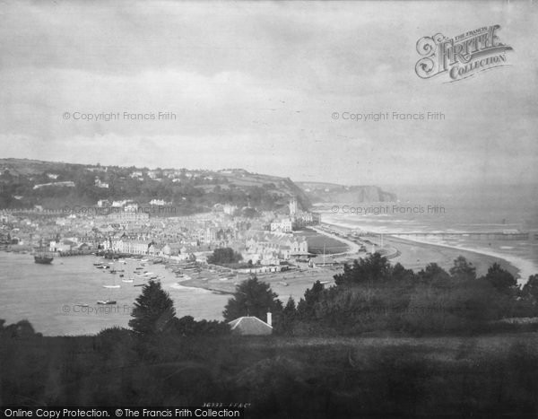 Photo of Teignmouth, From Torquay Road 1895