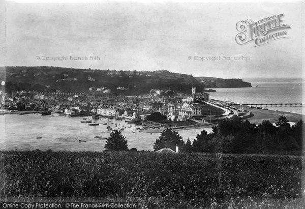 Photo of Teignmouth, From Torquay Road 1895
