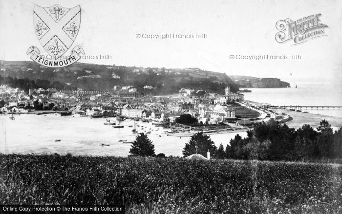 Photo of Teignmouth, From Torquay Road 1895