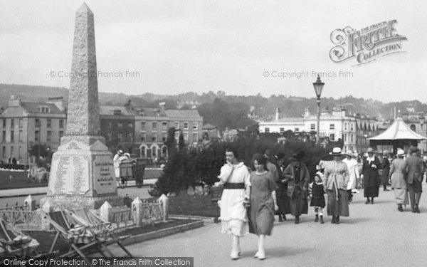 Photo of Teignmouth, Ladies On The Promenade 1922