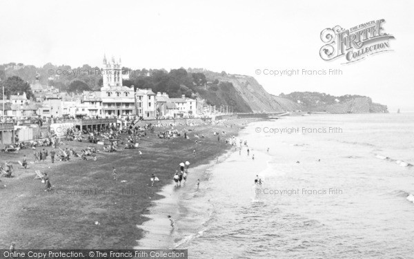 Photo of Teignmouth, North Beach c.1960