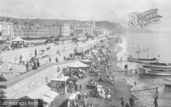 Promenade And Beach 1924, Teignmouth