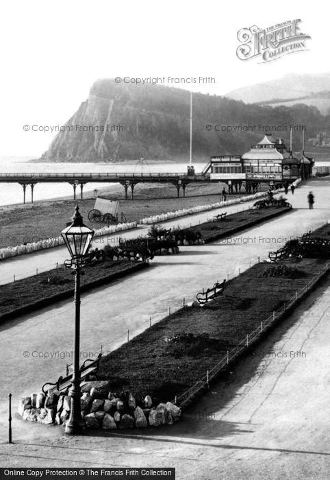 Photo of Teignmouth, Promenade From East 1895