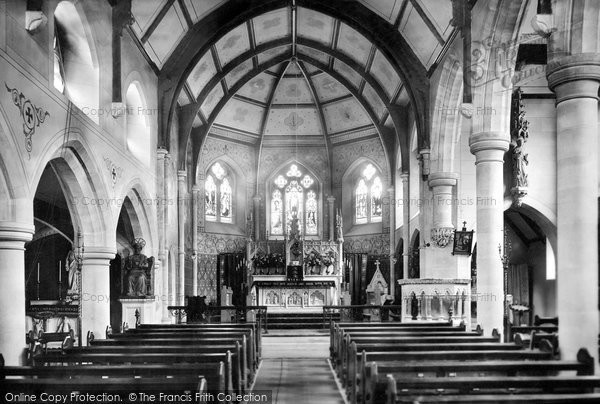 Photo of Teignmouth, Roman Catholic Church Interior 1907