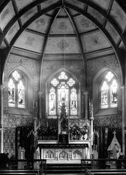 Roman Catholic Church Interior 1907, Teignmouth